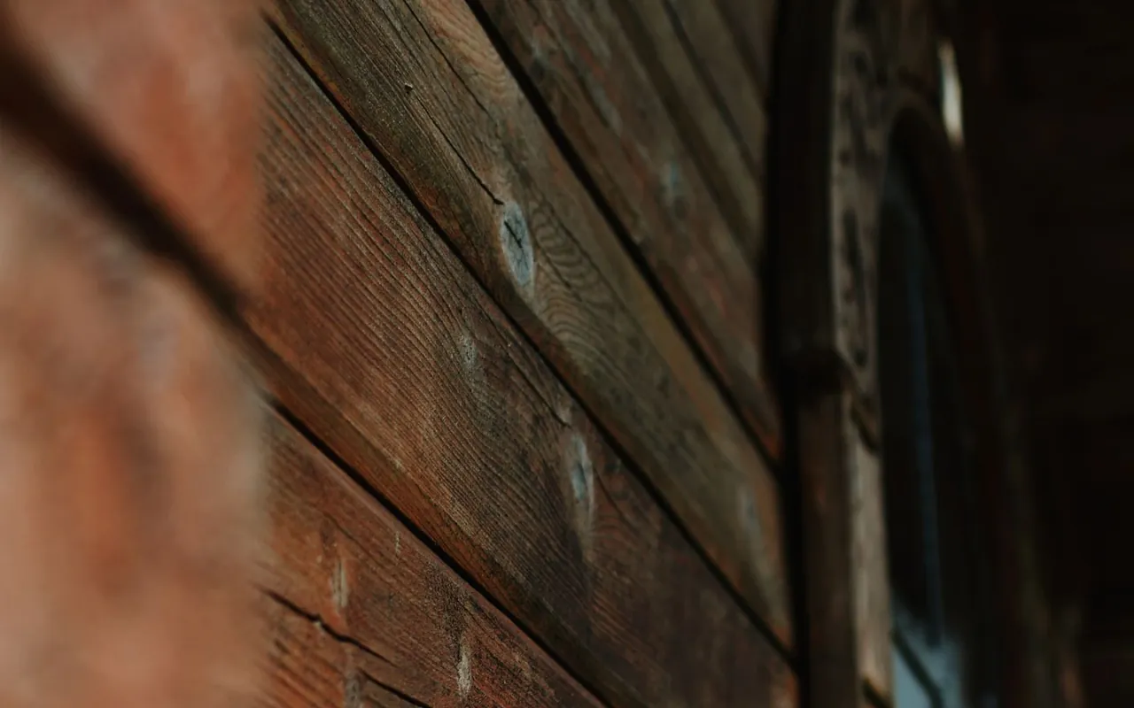 Close up of exterior doors materials on a residential job site
