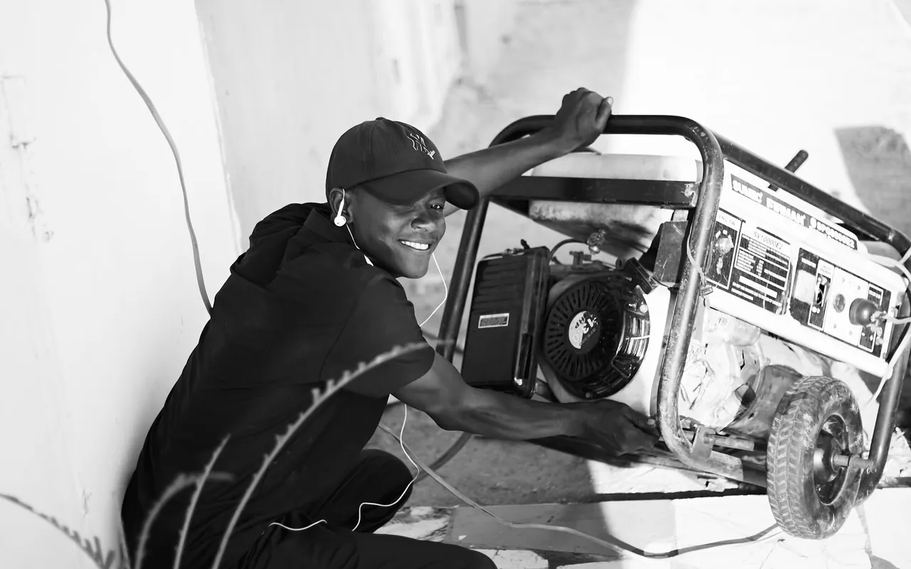 Completed generators project at a suburban home in the United States