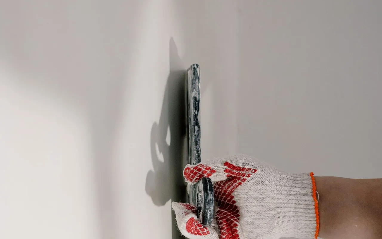 Close up of handyman materials on a residential job site