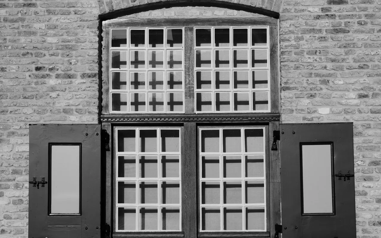 Close up of windows: replacement materials on a residential job site
